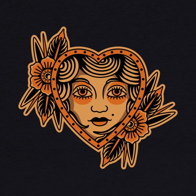 Traditional  tattoos women love by Abrom Rose